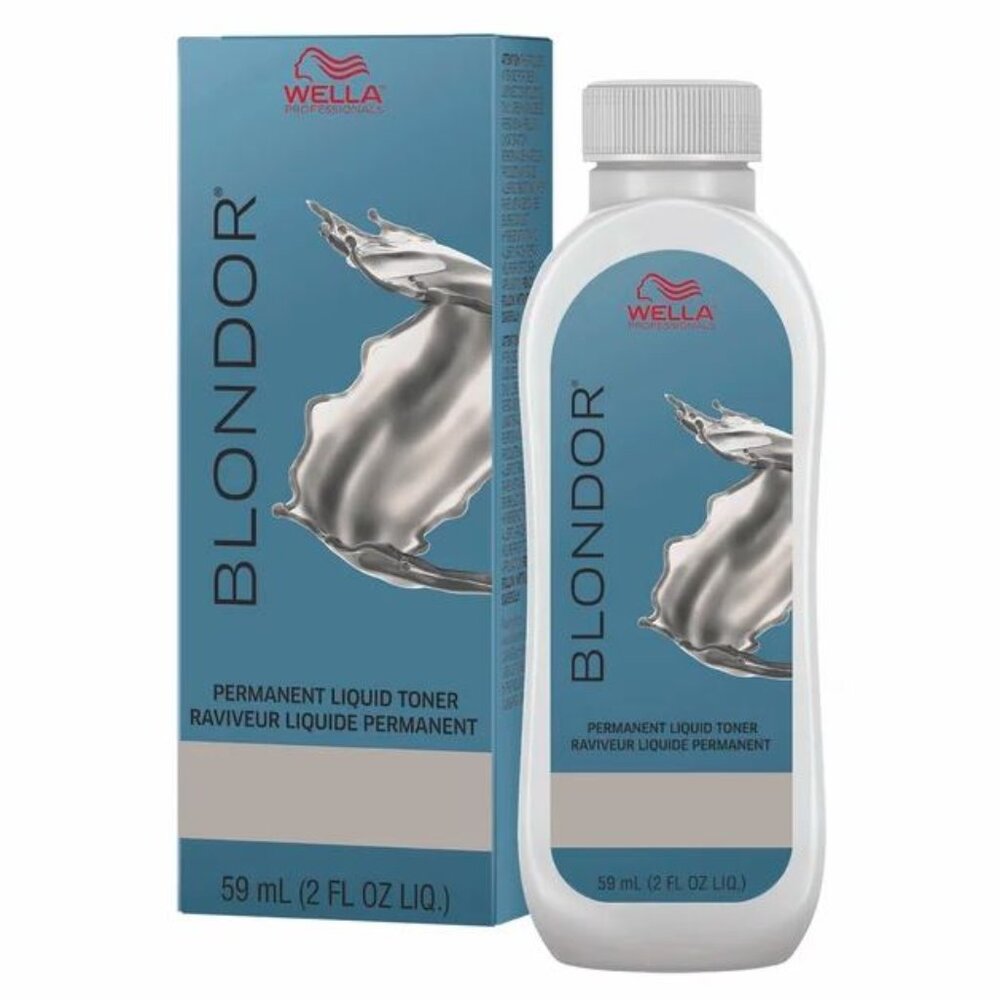 Pale Silver - Wella Pro Blondor Permanent Liquid Toner